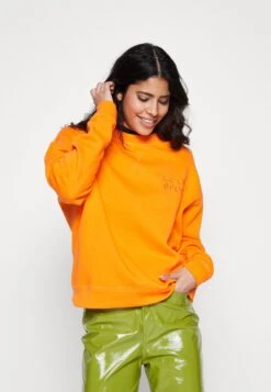 Noisy May Nmalden - Sweater - Vibrant Orange/Logo