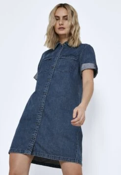 Noisy May Nmsigne Dress - Spijkerjurk - Medium Blue Denim -Noisy May e489fc53b4444673bfb3e7b416064b94