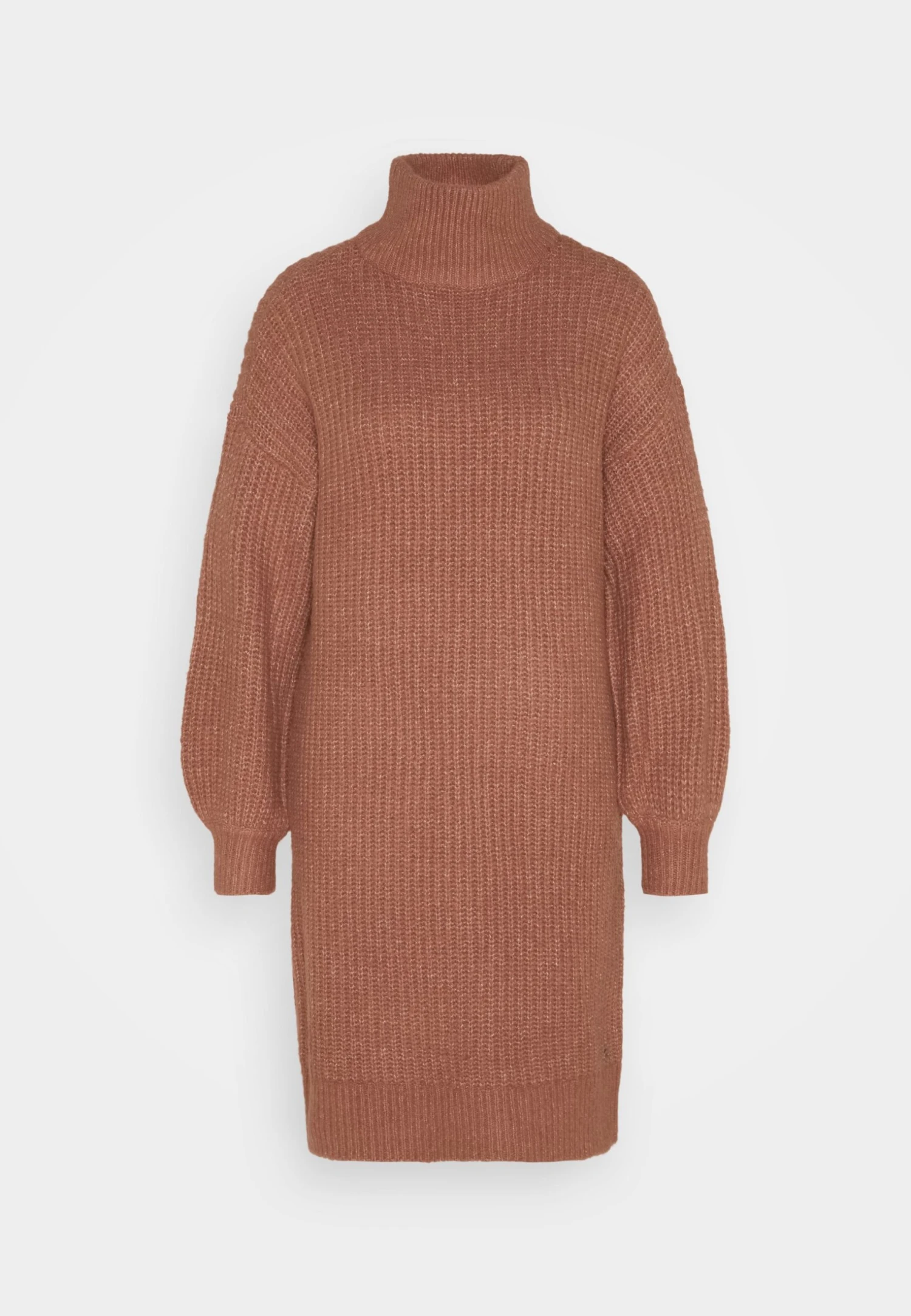 Noisy May Nmrobina High Neck Dress - Gebreide Jurk - Cognac 7 Noisy May Nmrobina High Neck Dress - Gebreide Jurk - Cognac - Afbeelding 5