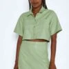 Noisy May Overhemdblouse - Smoke Green -Noisy May e78a5032f2f14fd48f0ae8abd8781c3a