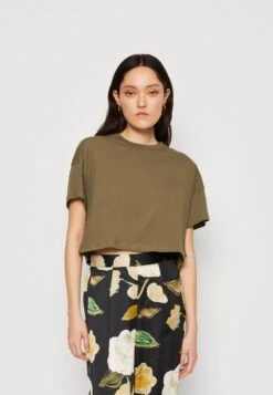 Noisy May Nmalena Semi Crop - T-Shirt Basic - Kalamata