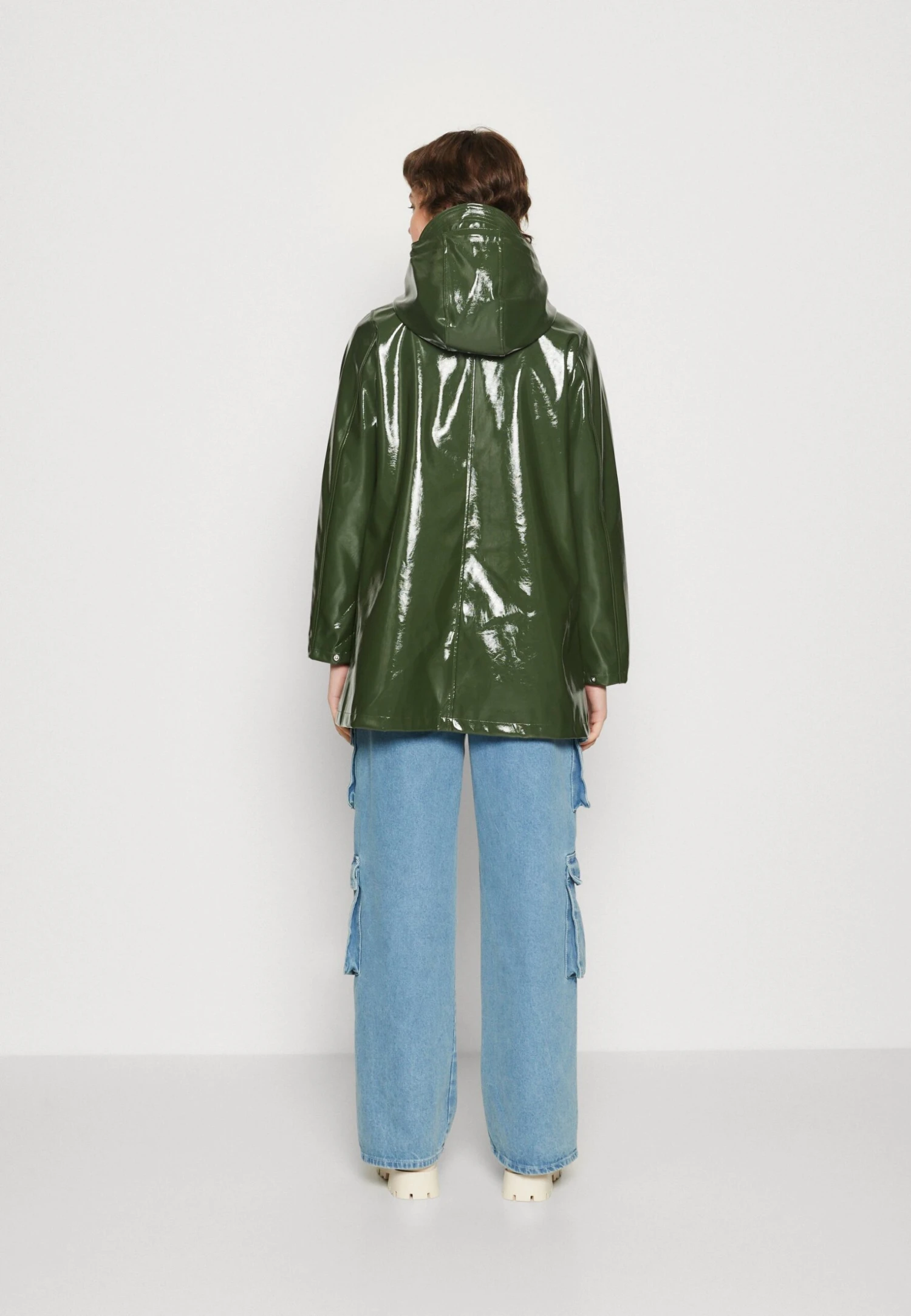 Noisy May Nmsky A Line Coat - Regenjas - Kombu Green 5 Noisy May Nmsky A Line Coat - Regenjas - Kombu Green - Afbeelding 3
