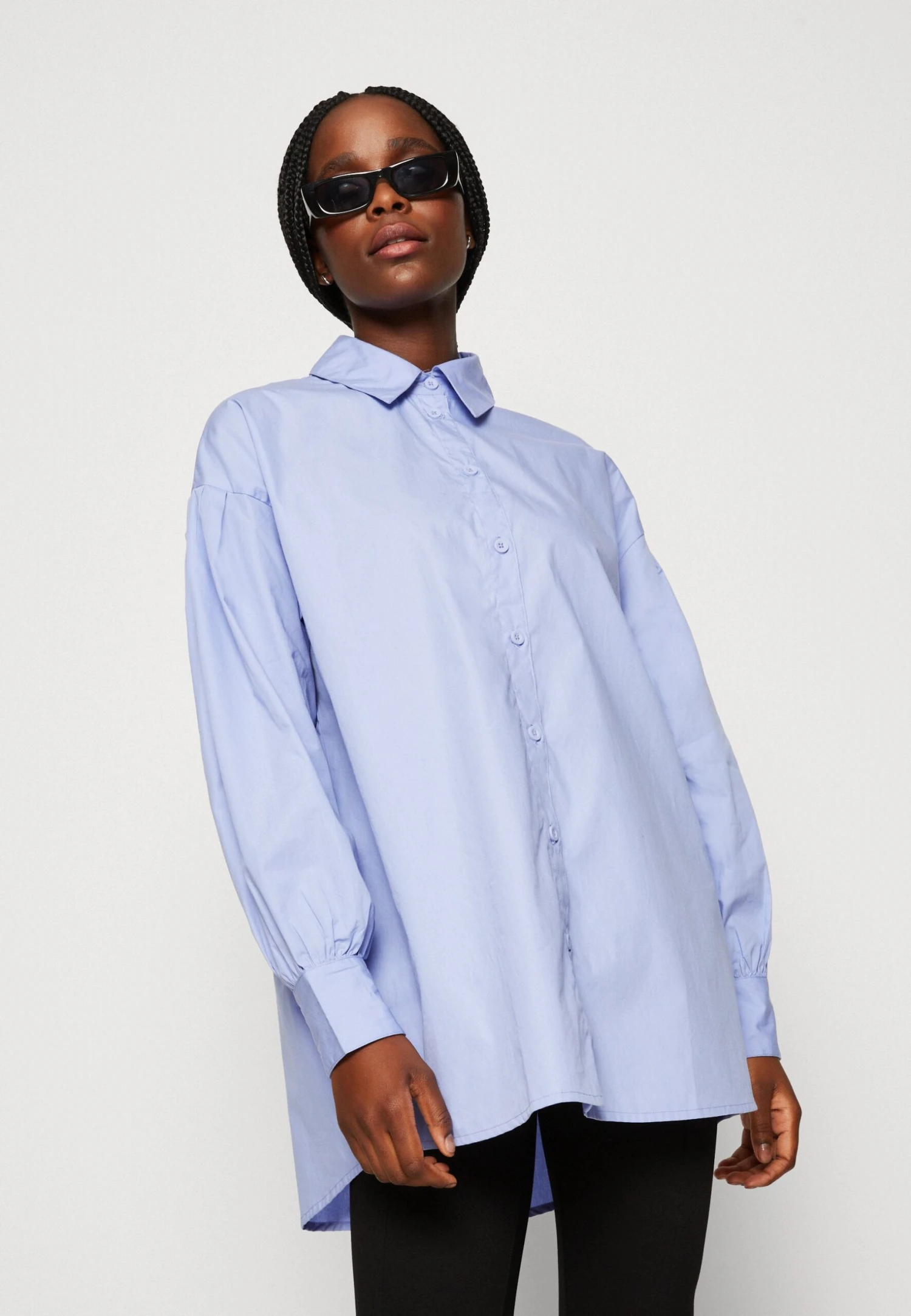 Noisy May Nmloone Oversize Shirt - Overhemdblouse - Jacaranda 6 Noisy May Nmloone Oversize Shirt - Overhemdblouse - Jacaranda - Afbeelding 4