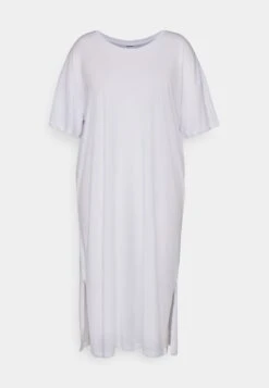 Nmmaiden Dress Curve - Jerseyjurk - Bright White -Noisy May ebd93708be454d518d2eb70c38328ecc