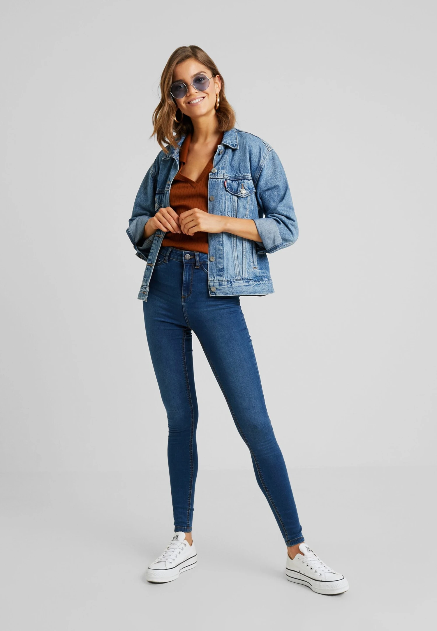 Noisy May Callie - Jeans Skinny Fit - Medium Blue Denim 4 Noisy May Callie - Jeans Skinny Fit - Medium Blue Denim - Afbeelding 2