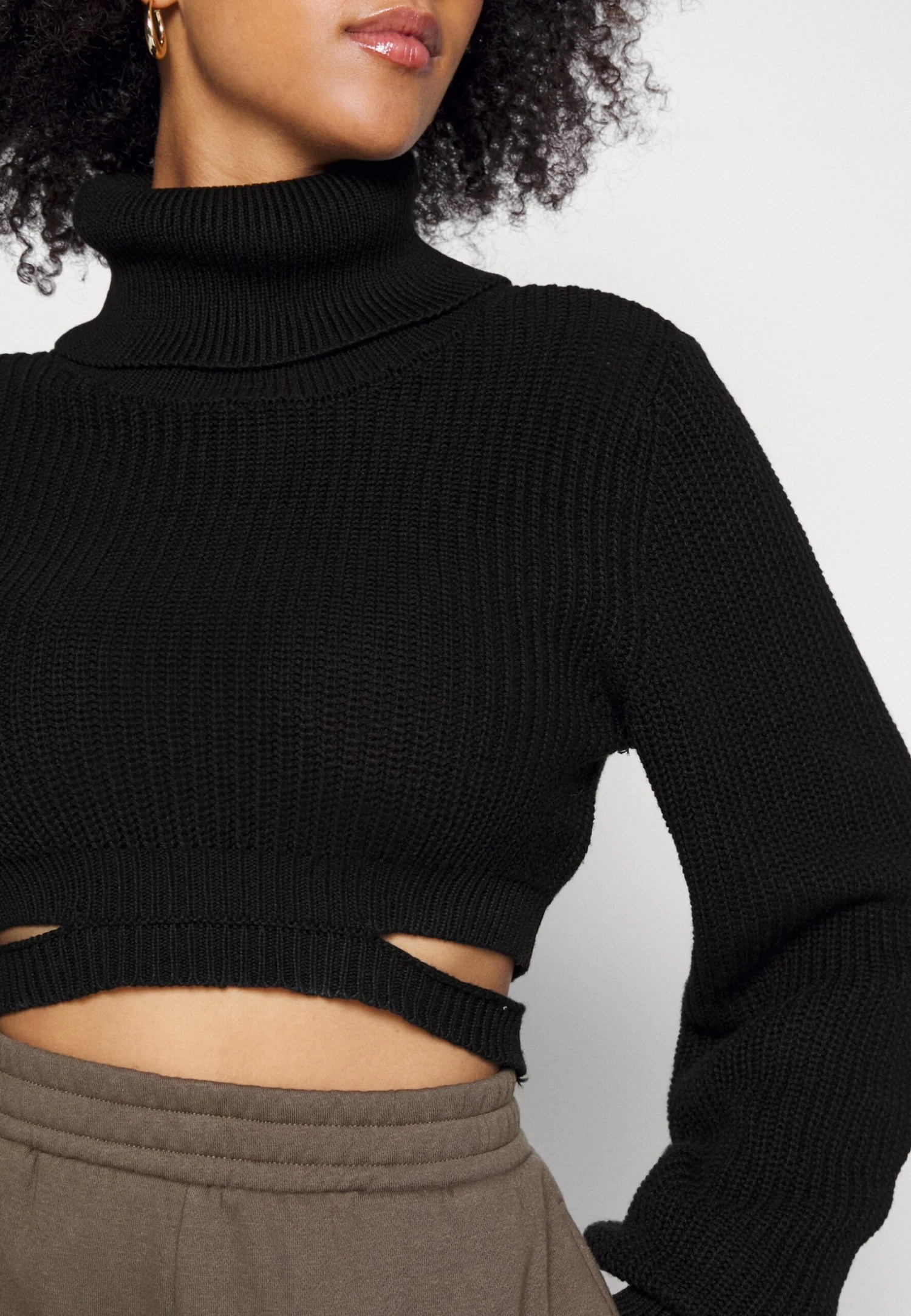 Noisy May Petite Nmberghan Roll Neck Knit - Trui - Black 7 Noisy May Petite Nmberghan Roll Neck Knit - Trui - Black - Afbeelding 5
