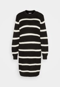 Noisy May Nmmaysa Stripe O Neck Dress - Gebreide Jurk - Black/Eggnog 12 Noisy May Nmmaysa Stripe O Neck Dress - Gebreide Jurk - Black/Eggnog -Noisy May efa352ef2b0647a5a9986bde584633cb