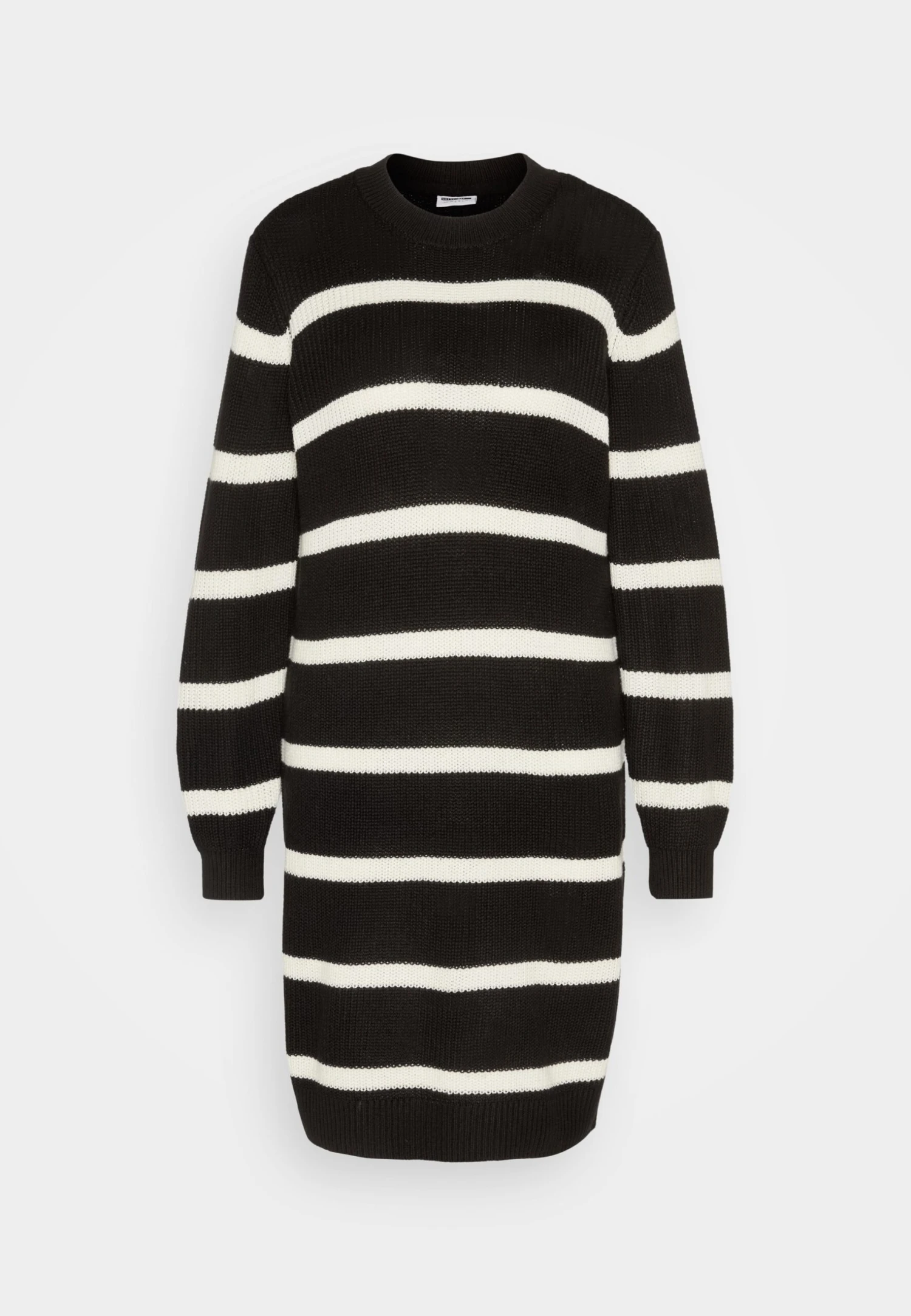 Noisy May Nmmaysa Stripe O Neck Dress - Gebreide Jurk - Black/Eggnog 7 Noisy May Nmmaysa Stripe O Neck Dress - Gebreide Jurk - Black/Eggnog - Afbeelding 5