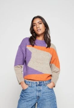 Noisy May Nmabstra- Trui - Vibrant Orange