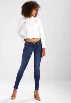 Noisy May Nmeve Pocket Piping - Jeans Skinny Fit - Dark Blue Denim -Noisy May f18eea6d2fc143daa495e757d726ee4c