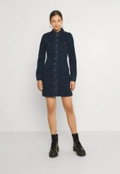 Noisy May Nmjoy Dress - Spijkerjurk - Dark Blue Denim