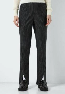 Noisy May Nadelstreifen - Broek - Dark Grey Melange