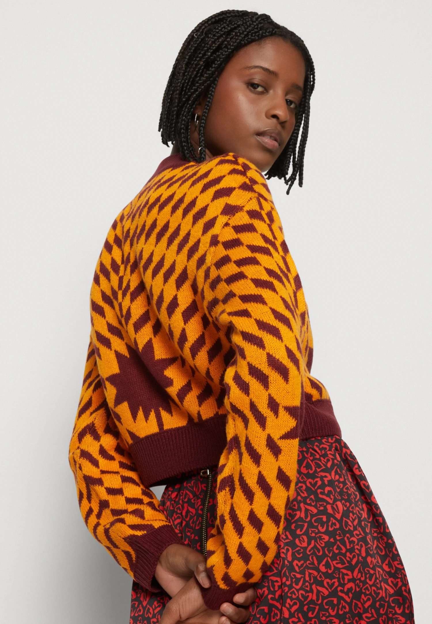 Noisy May Nmcosmos Ls O-Neck Crop - Trui - Windsor Wine 6 Noisy May Nmcosmos Ls O-Neck Crop - Trui - Windsor Wine - Afbeelding 4