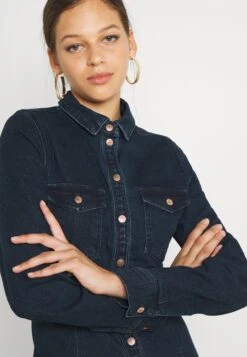 Noisy May Nmjoy Dress - Spijkerjurk - Dark Blue Denim -Noisy May f3c3c5fcbeac484cbd5b5e3b4331956d