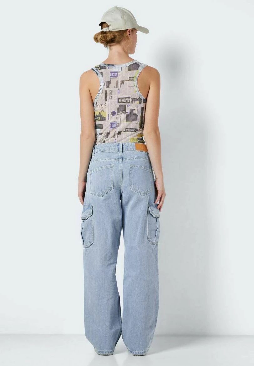 Noisy May Nmalexa Normal Waist - Relaxed Fit Jeans - Light Blue Denim 5 Noisy May Nmalexa Normal Waist - Relaxed Fit Jeans - Light Blue Denim - Afbeelding 3