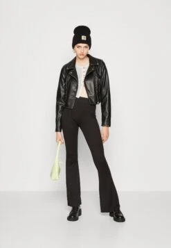 Noisy May Nmluke Paulina Biker Jacket - Imitatieleren Jas - Black -Noisy May f5697afb020f499fbd99e021021f16fe