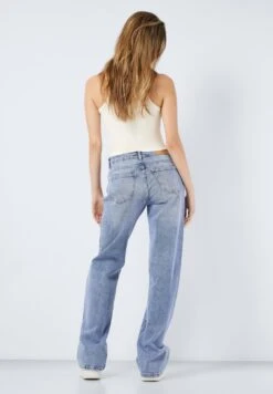 Noisy May Mit Weitem Bein Nmyolanda Normal Waist - Straight Leg Jeans - Light Blue Denim -Noisy May f5ef9f770beb4deaa31497016532132c