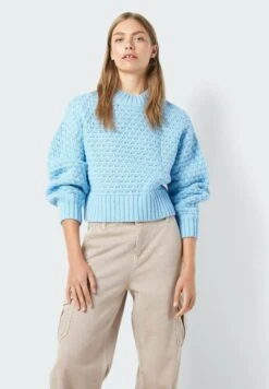Noisy May Billy L/S O Neck Fri Fwd - Trui - Blue Bell