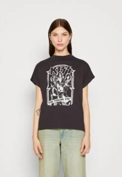 Noisy May Nmhailey Kizz - T-Shirt Print - Obsidian