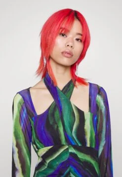 Noisy May Nmlesley Cut Out- Jurk - Black/Blue/Green -Noisy May f9250d30258b4a188eb94d9830375659