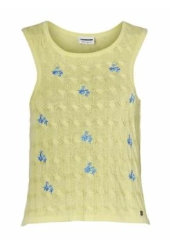 Noisy May Top - Pale Lime Yellow