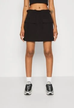Noisy May Nmkirby Paperbag Short Skirt - Minirok - Black