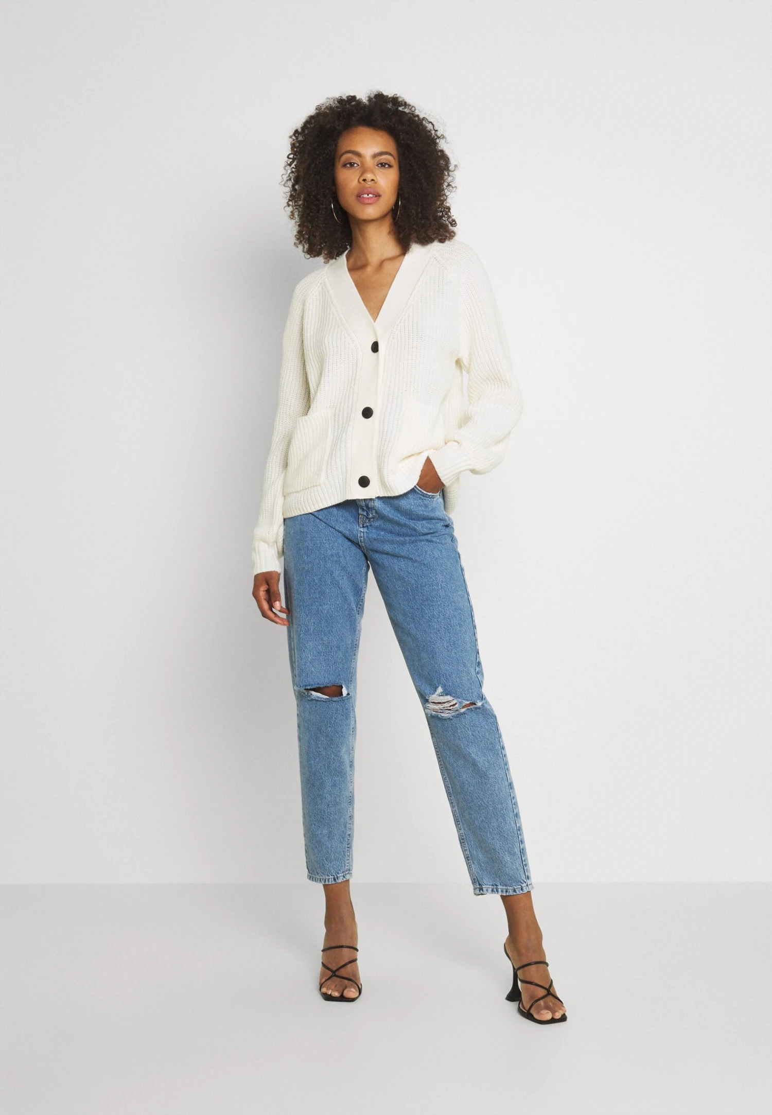 Noisy May Nmtimmy Cardigan- Vest - Sugar Swizzle 4 Noisy May Nmtimmy Cardigan- Vest - Sugar Swizzle - Afbeelding 2