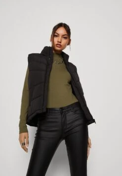 Noisy May Nmdalcon Short - Bodywarmer - Black -Noisy May ff4493b27f134fd8a89f620bba1e951e